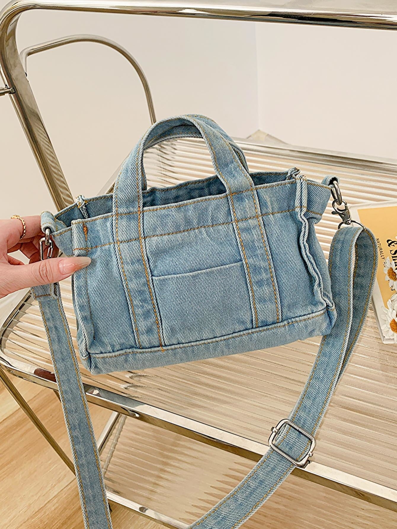 Denim Shoulder Bag