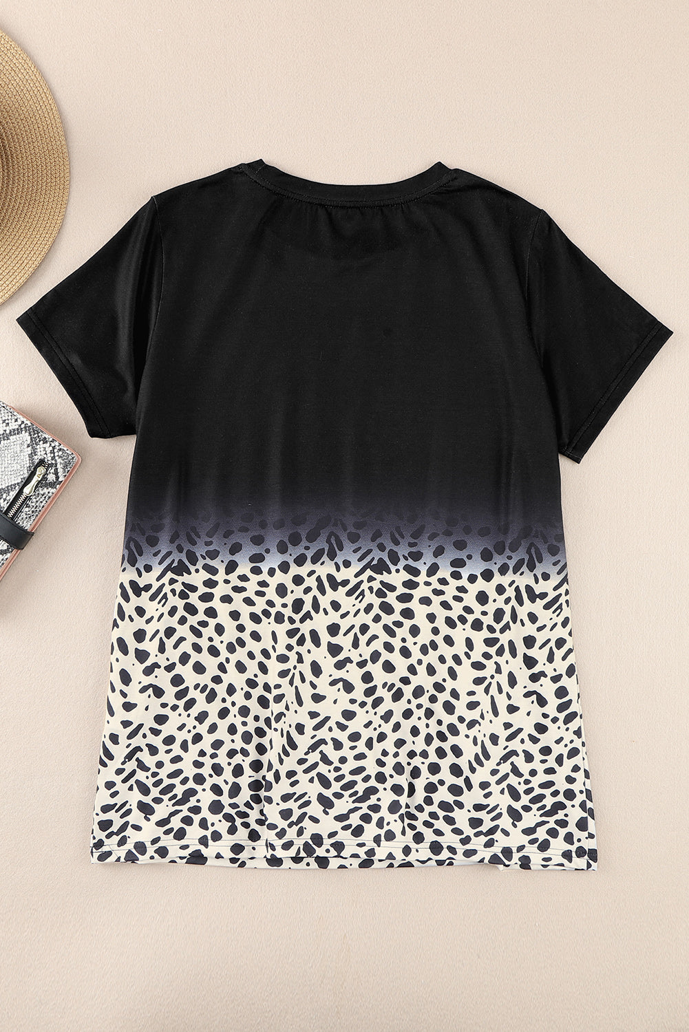 Printed Short Sleeve Round Neck Tee