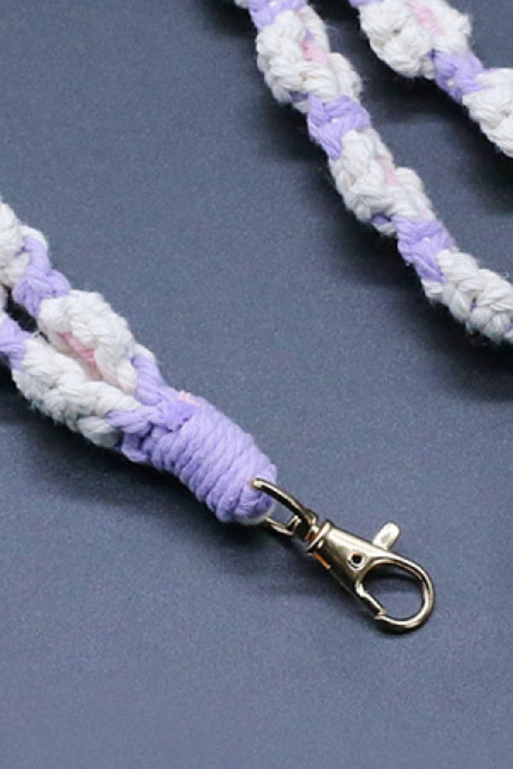 Flower Macrame Phone Lanyard