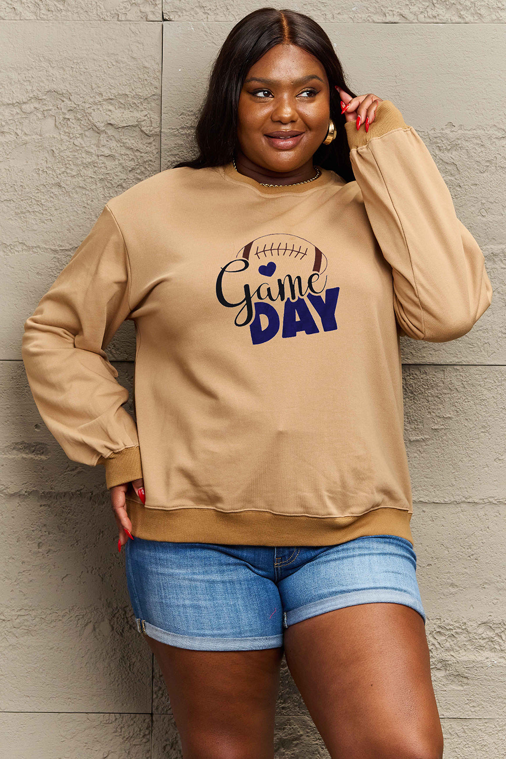 Drop Shoulder Graphic Sweatshirt