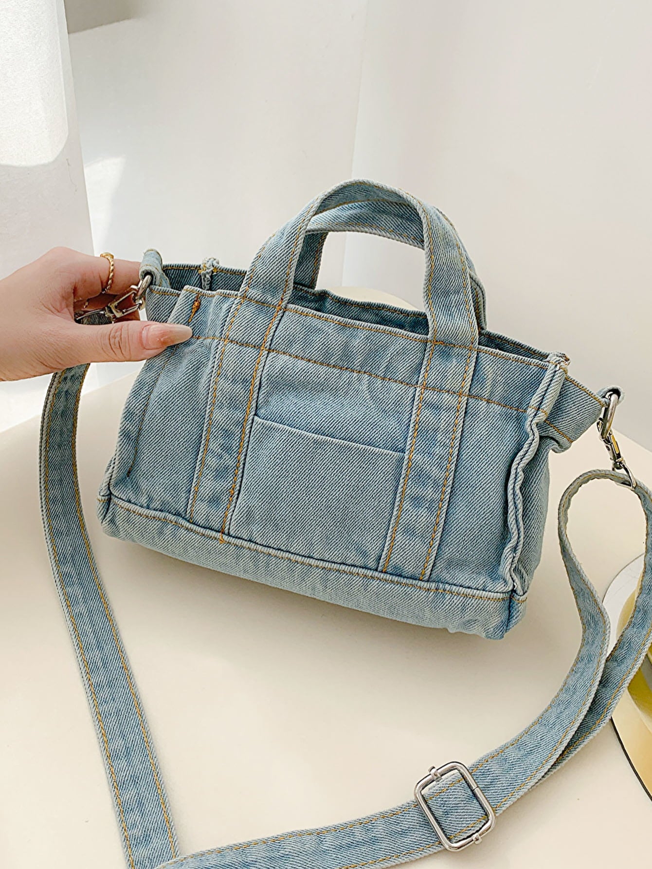 Denim Shoulder Bag